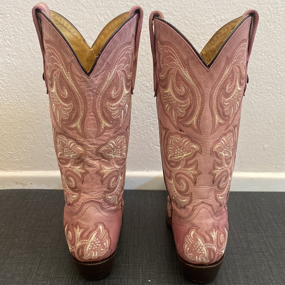 Corral Pink Floral Full Stitch, Size 8 - Picture 6 of 10